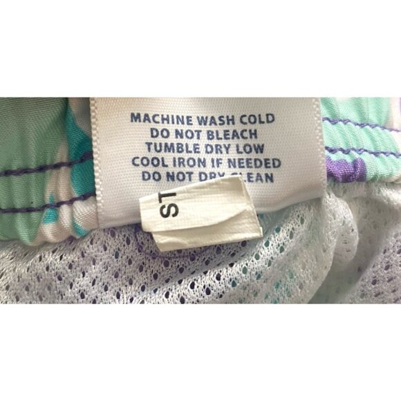 Vineyard Vines Chappy 90's Vibe Swim Trunks Purple Multicolor Men's Size M + Bag - Picture 8 of 10